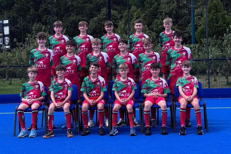 The North Wales Under 13s squad