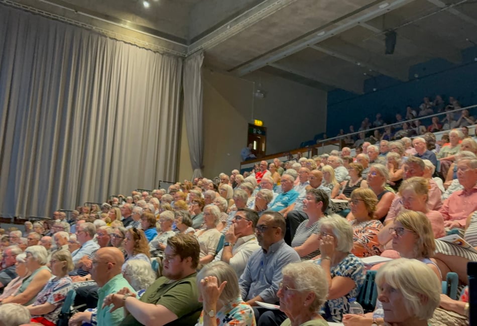 Packed Great Hall sends clear message to health bosses