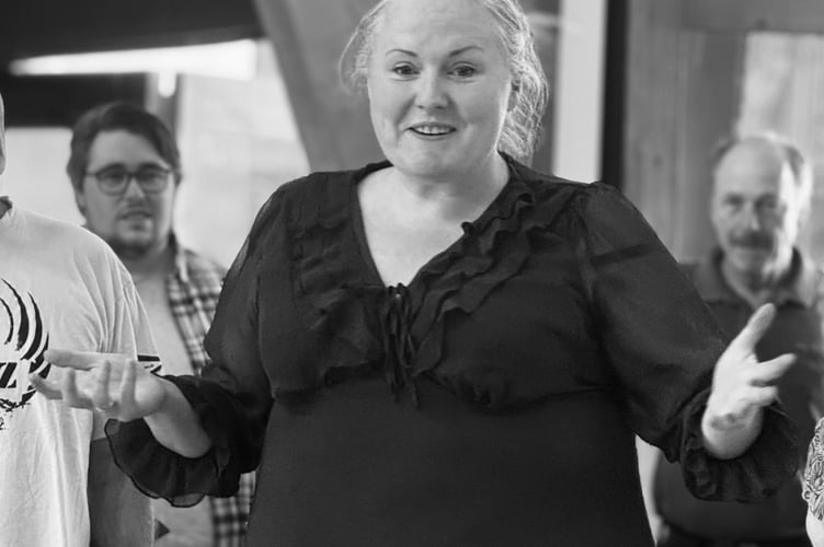 Catrin Aur, who trained at London’s prestigious Guildhall School of Music and Drama and lives and farms in Ceredigion