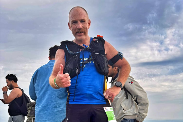 Richard at the peak