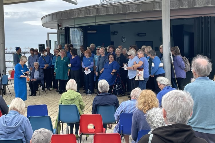 Community choirs from across Wales will unite in song at Aberystwyth Bandstand on 19 July at 11.30am and 2pm to raise money for WATERAID