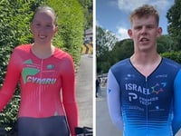Lowri and Finlay take on Lloyds National Road Championships time-trial