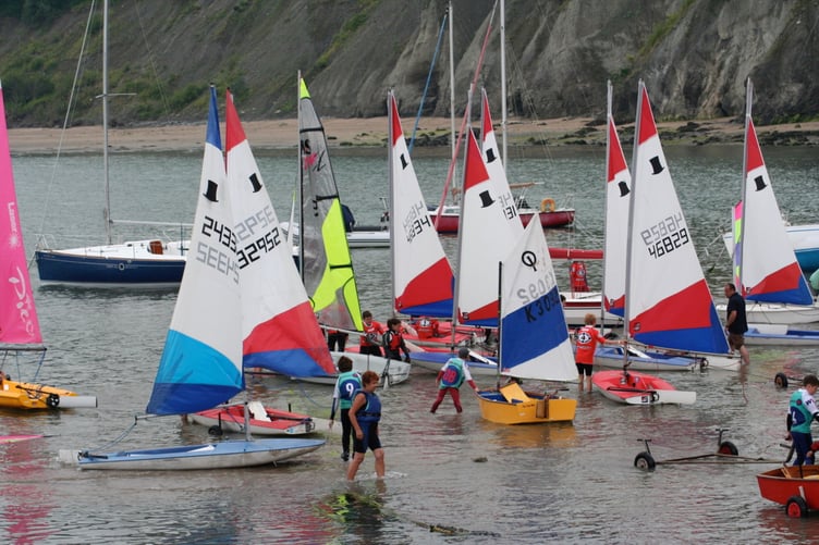 Activities at Cardigan Bay Watersports include lots of opportunities for young sailors to get on the water
