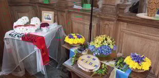 Capel Bangor's floral church celebration