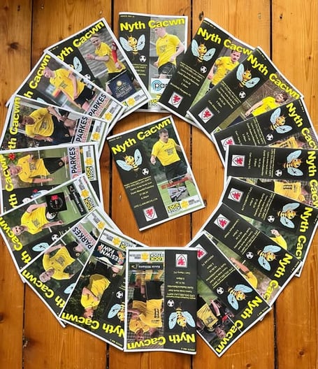 Nyth Cacwn. Dolgellau Athletic's award-winning match day programme