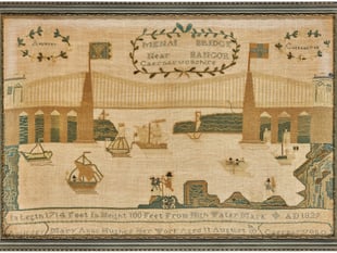 Storiel keeps 19th-century needlework in Gwynedd