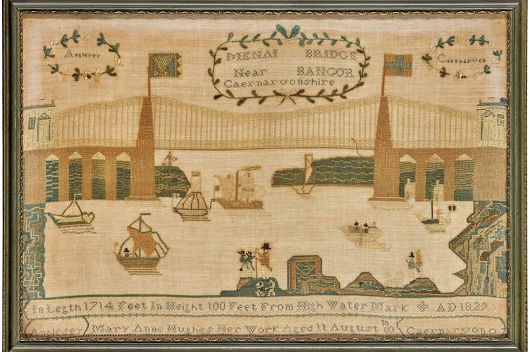 Menai Bridge sampler. Photo: Gwynedd Council