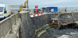 One Aber sinkhole to close this week as the other left wide open