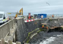 One Aber sinkhole to close this week as the other left wide open