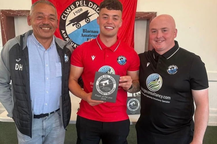 Owain Jones-Owen was Blaenau's player of the season