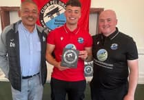 Blaenau Ffestiniog's player of the season signs for Pwllheli