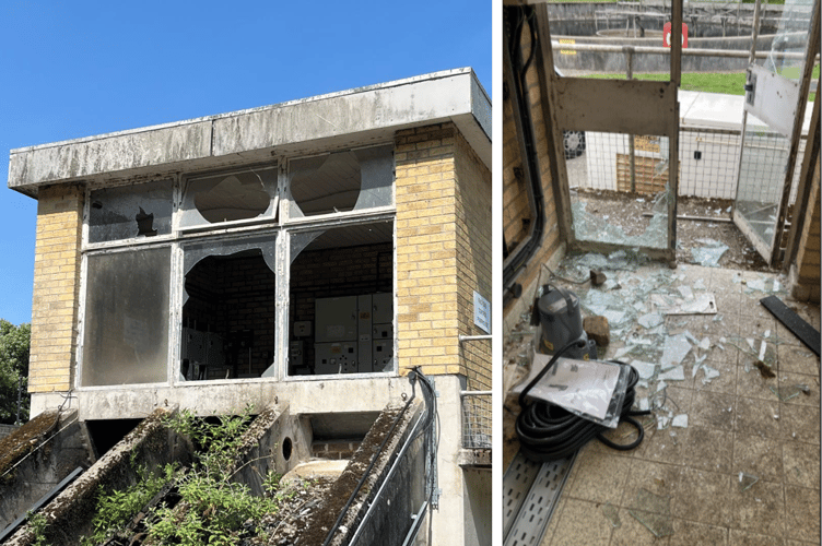 Welsh Water pictures of some of the damage caused