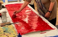 Aberdyfi art workshop well attended