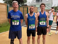 Aber runners take on new Dyffryn Aeron 10k route