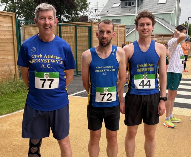 Aber runners take on new Dyffryn Aeron 10k route