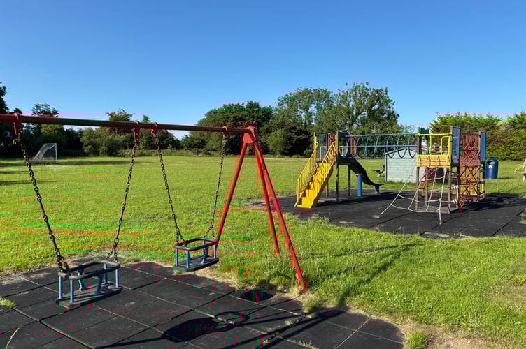 The playing field in Beulah, which lies adjacent to the former village primary school