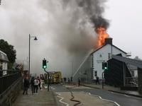 Fire at Blaenau Ffestiniog hotel