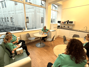 Charitable donations fund staff room upgrade for Glangwili pharmacy