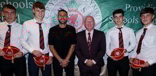 Llandrillo Menai footballers receive international caps