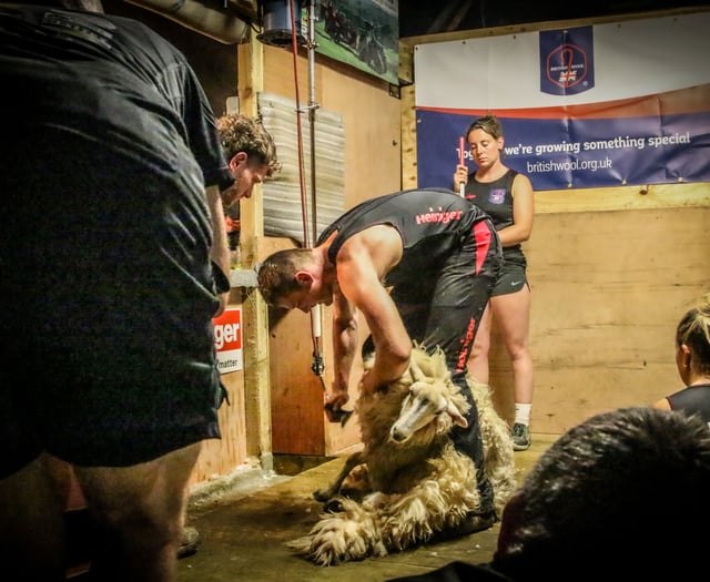 Shear Brilliance: Huw achieves a new British shearing record