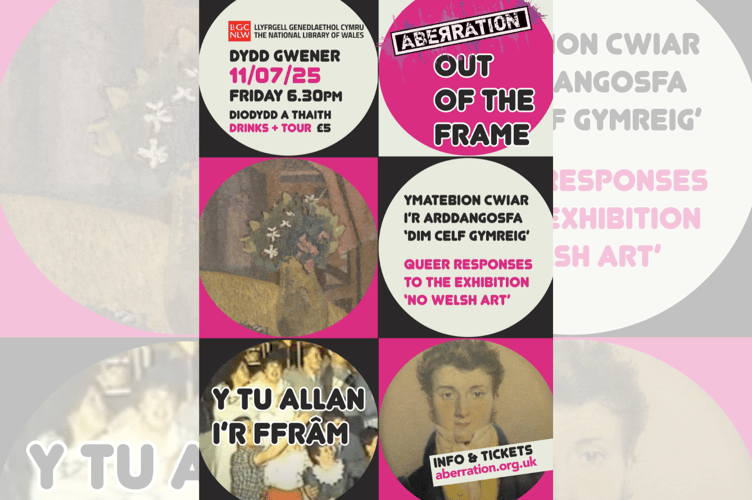 See the 'No Welsh Art' exhibition through a queer lens this Friday with the Out of Frame tour by Aberration