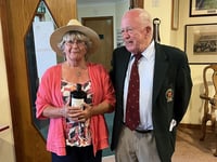 Borth golf club raises £1,200 for charity