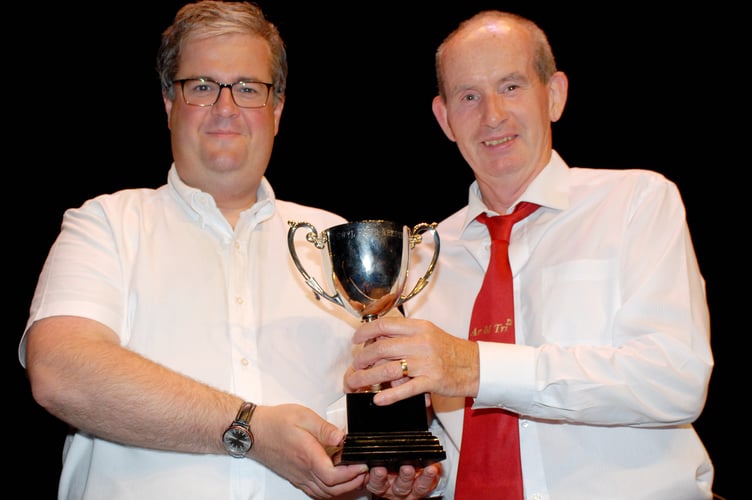 Local choir Ar ol Tri won the male voice choir competition