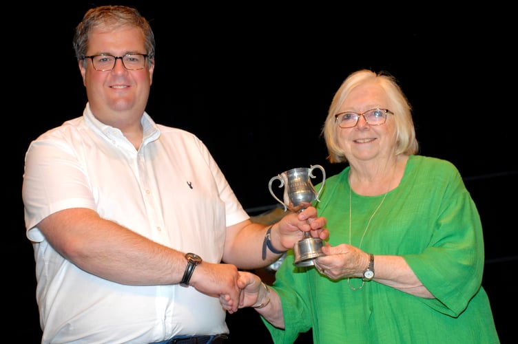 Carol Davies from Henllan won the main recitation competition