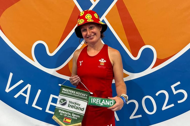 Amelia Dunn wins Player of the Match and secures Wales O40s Women a place in the final