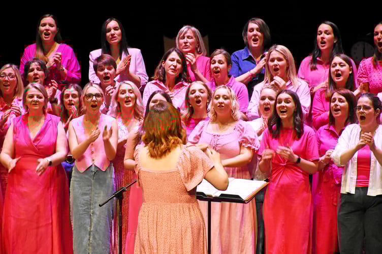 Local choir Cor Rhocesi beat off storng competiton to win one of the main prizes at the Gwyl Fawr