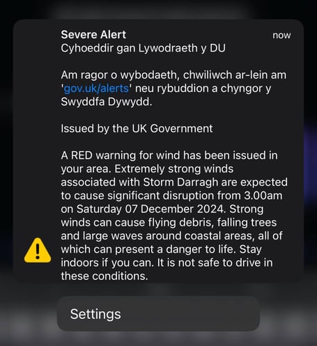 Emergency alerts