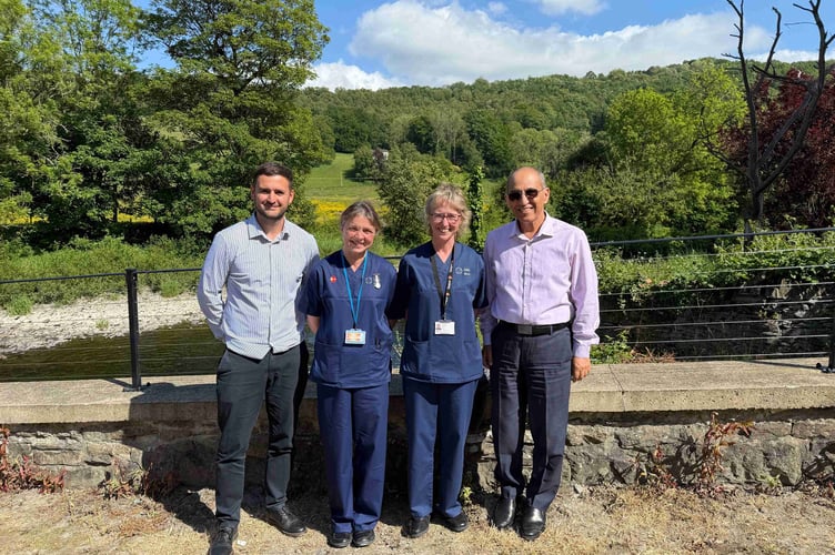 Members of the South Ceredigion Frailty Team