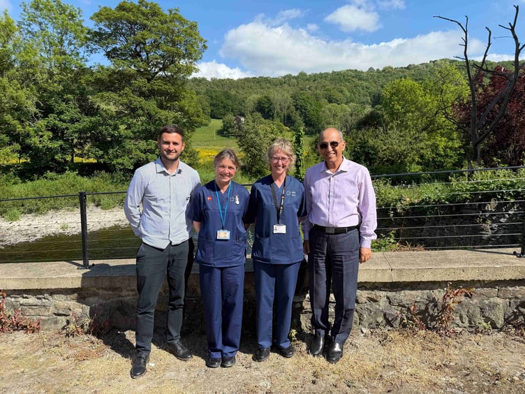 Members of the South Ceredigion Frailty Team
