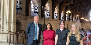 Ceredigion Youth Council members visit Westminster