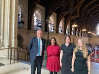 Ceredigion Youth Council members visit Westminster