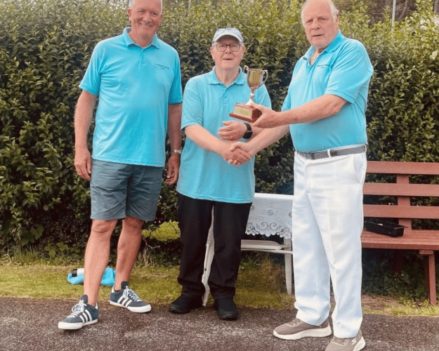 Andy Norton, Colin Hopkins and vice captain Patrick Martin