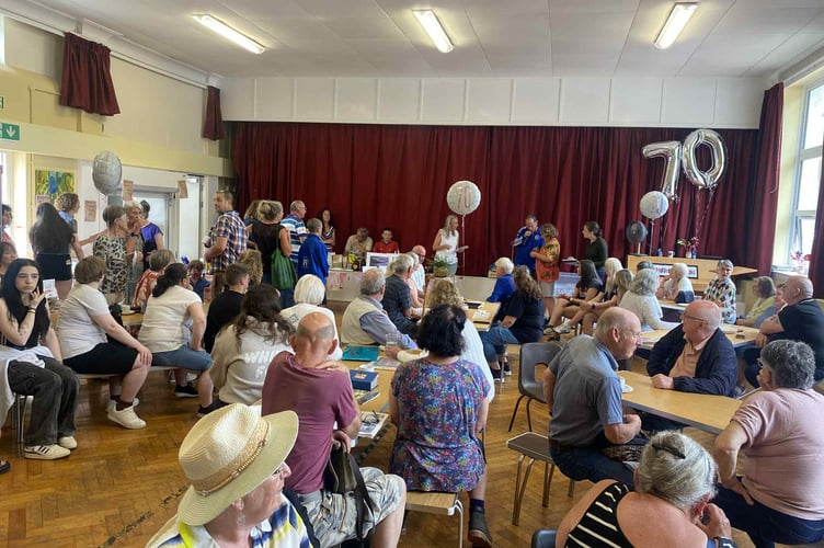The event was attended by former students, former teachers, former headteachers, as well as current staff and students to celebrate 70 years since the school's founding