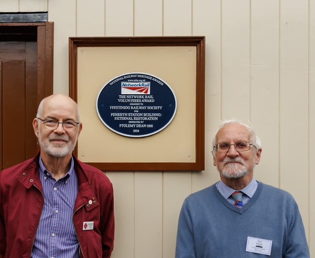 Penrhyn Station plaques for heritage award win after renovation