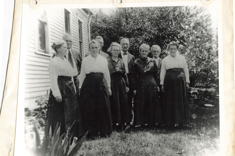 The Jones family at the Tyn Rhos farm in Ohio