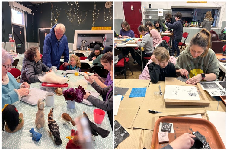 The Free Art Café, which runs on Tuesday evenings from 3–5pm, "has become incredibly popular – we now regularly welcome over 50 people of all ages"