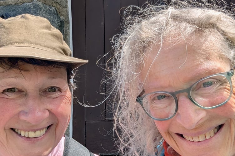 Revd Carol Roberts and Jo Lang