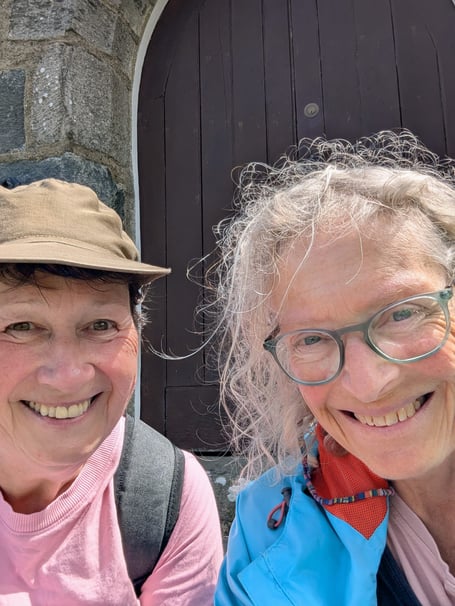 Revd Carol Roberts and Jo Lang