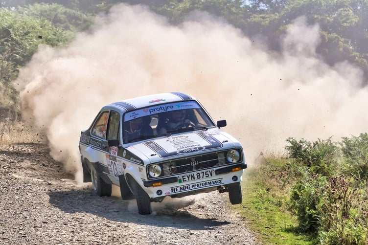 Osian Pryce and co-driver Phil Pugh impressed at the Nicky Grist Stages (Photo: Phil Davies)