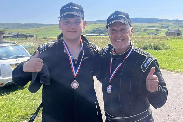 Henri Cynwyl and co-driver Geraint Evans