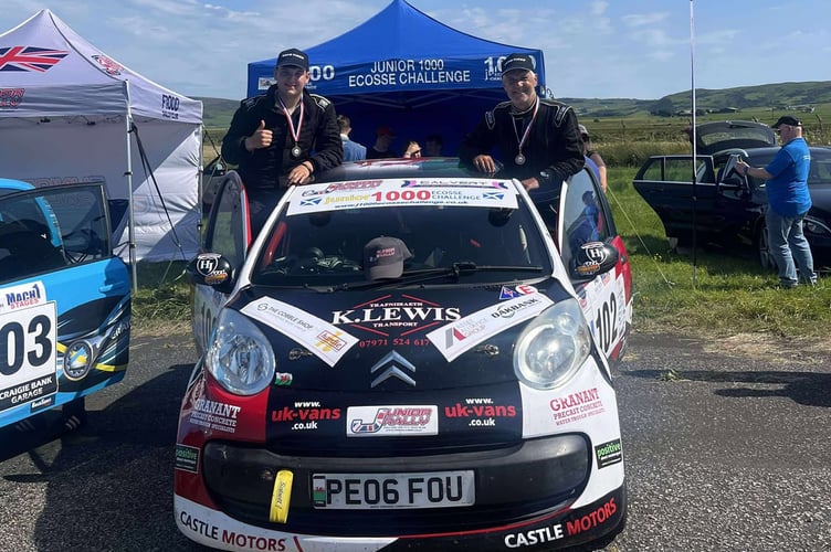 Henri and Geraint with their Castle Motors prepped car