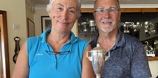 Jackie and Roy win Ashley Jones Mixed Foursomes 