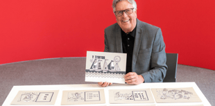 Artist donates rare 1960s cartoons to National Library of Wales