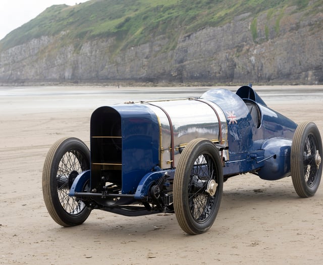 Blue Bird returns to west Wales 100 years after setting world record