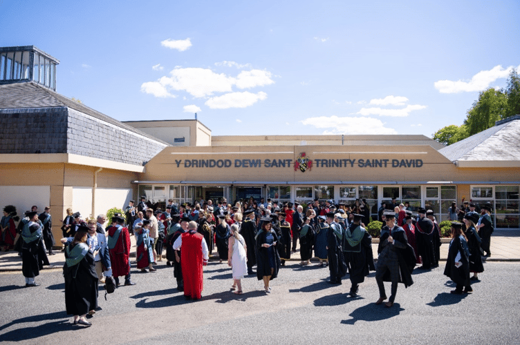 The final students of the Lampeter campus graduated last week