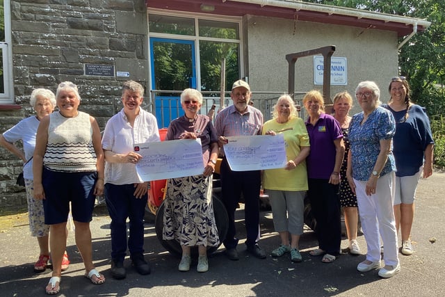 Cilcennin summer fest presents donations to good causes